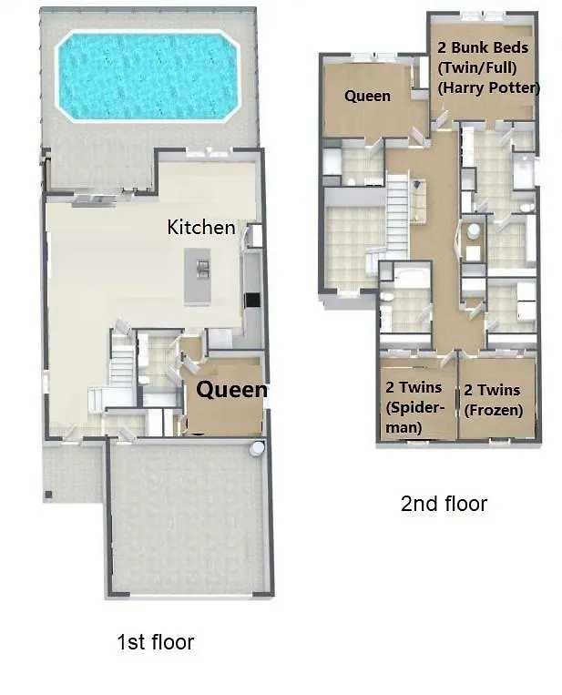 5Br Modern Villa In Soltera Resort, Disney, Pool Davenport